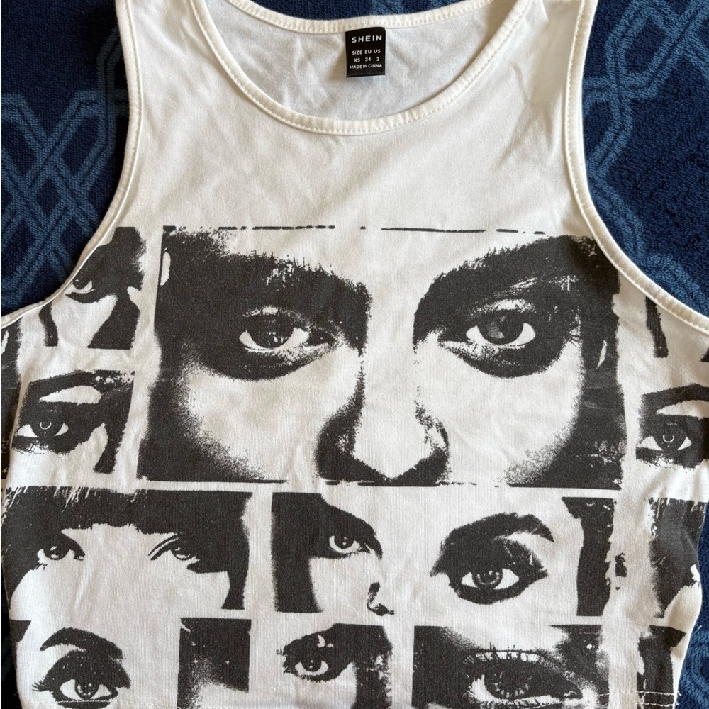 SHEIN Classic Black and White Top